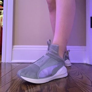 PUMA Silver Running Sneakers